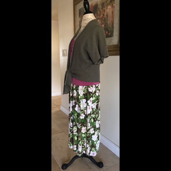 J. JILL Incredibly Soft & Comfortable Orchid Skirt Jungalow Vibe Sz Small - Picture 7 of 11